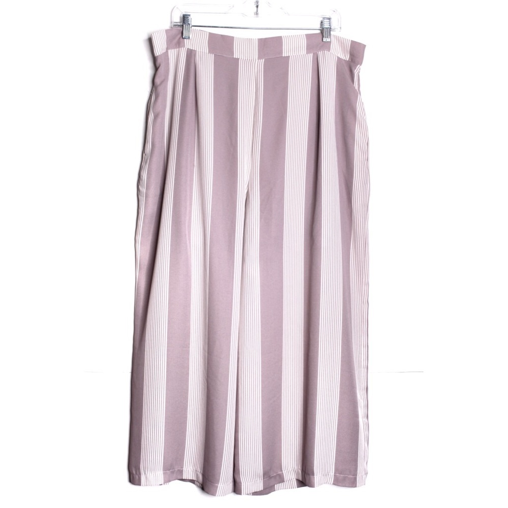 SOLD M Plus Size Leith Wide Leg Culottes Pant H440 - Picture 4 of 8